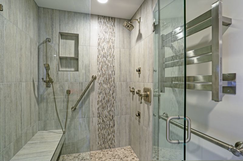 Modern Shower with Matte Fixtures